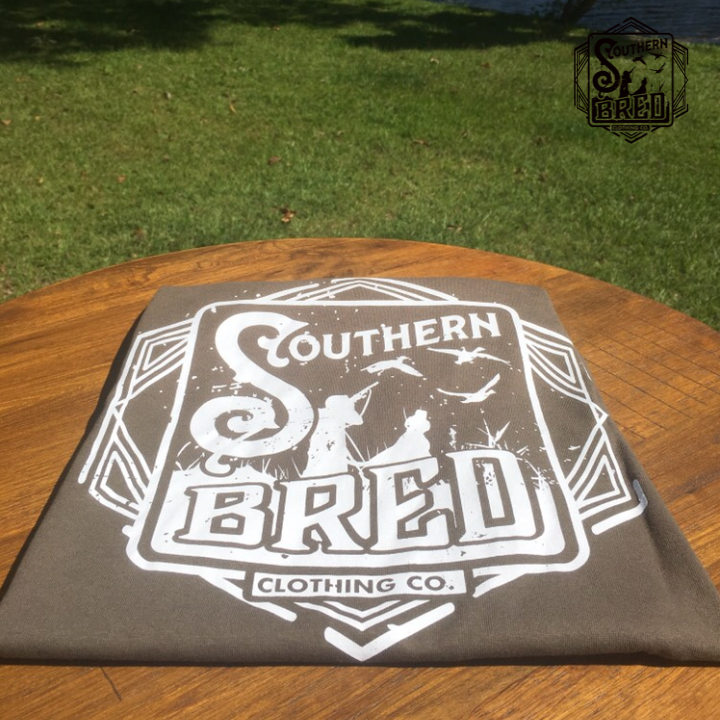 Olive Green Gun Dog TShirt Southern Bred Clothing Co.