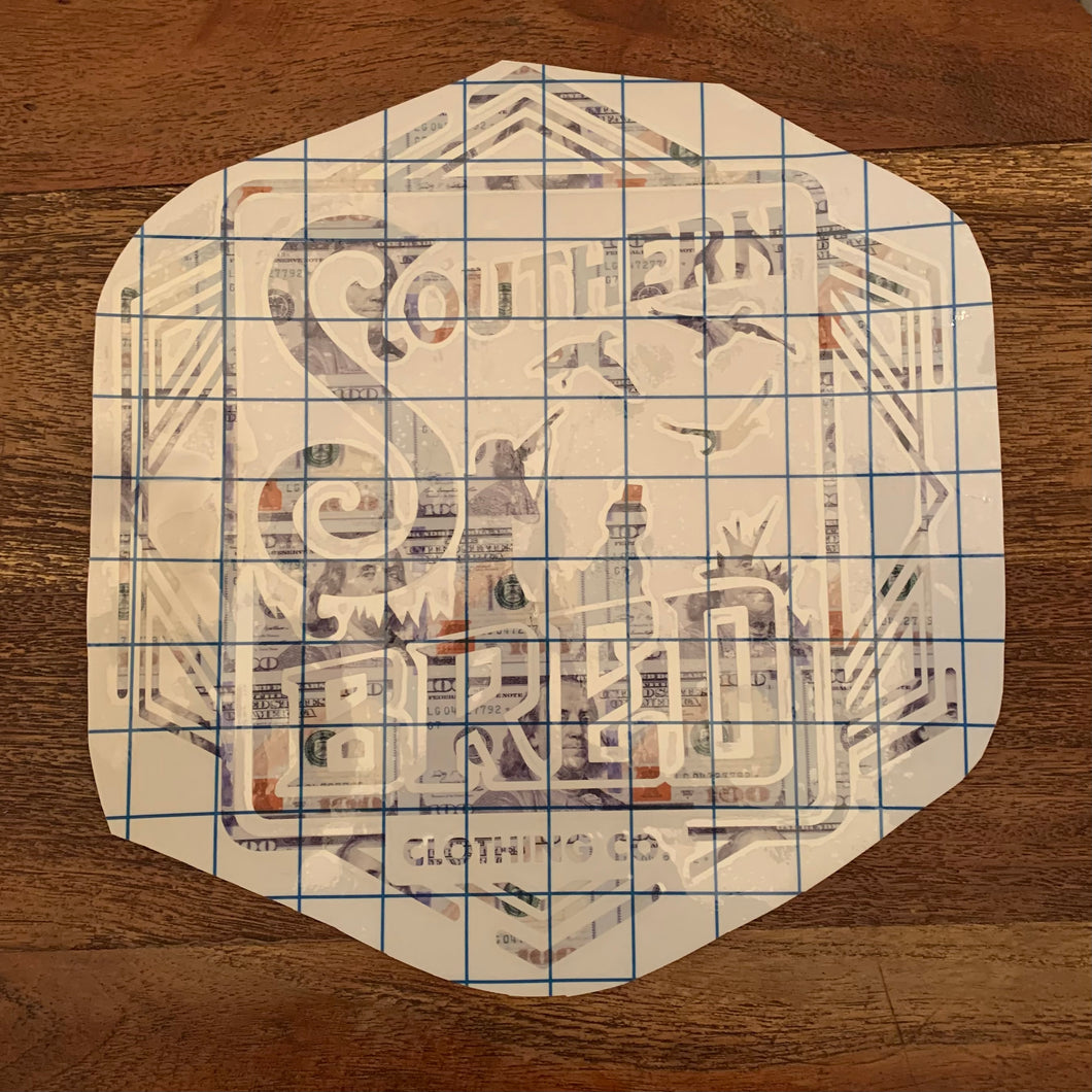 $100 Bill Truck Decals (1 Ft.)