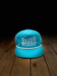 Southern Bred Rope Hat (Snapback Carolina Blue)