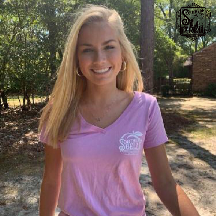 Pink Southern Belle V-Neck